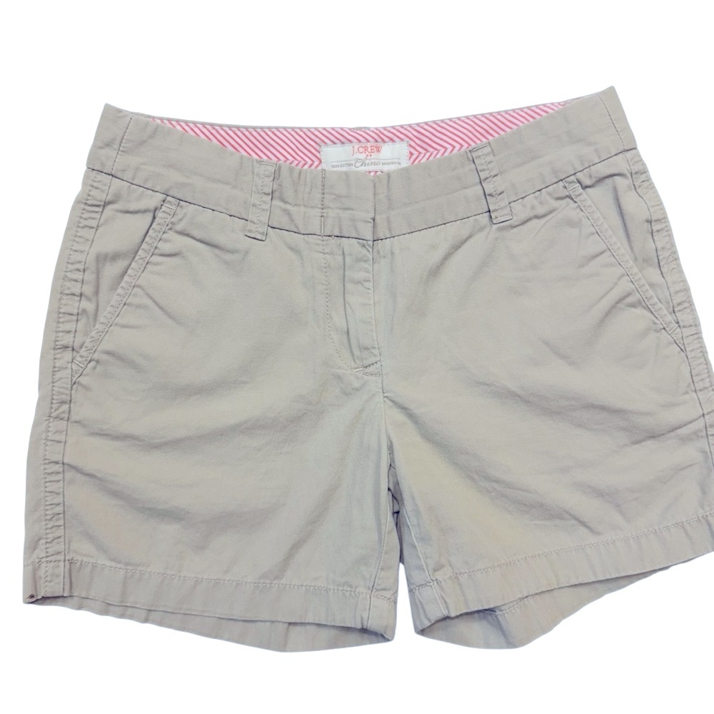 J.CREW Chino Broken-In Shorts Size 00